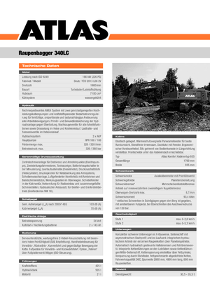 Escavatori cingolati Atlas 340 LC