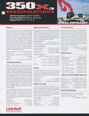 Escavatori cingolati Link-Belt 350 X3