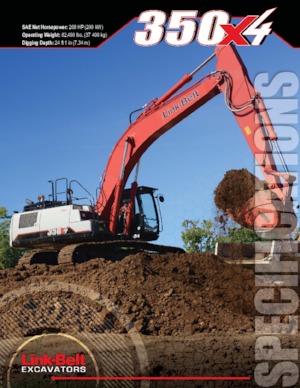 Escavatori cingolati Link-Belt 350 X4
