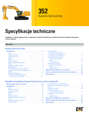 Escavatori cingolati Caterpillar 352