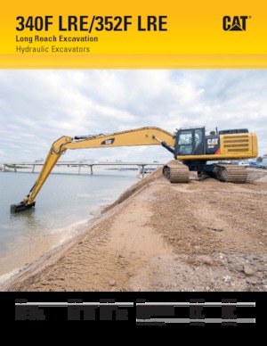 Escavatori cingolati Caterpillar 352F LRE