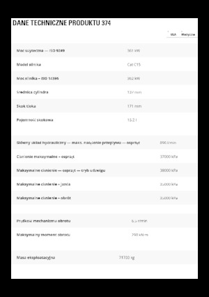 Escavatori cingolati Caterpillar 374