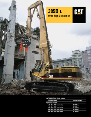 Escavatori cingolati Caterpillar 385 B L