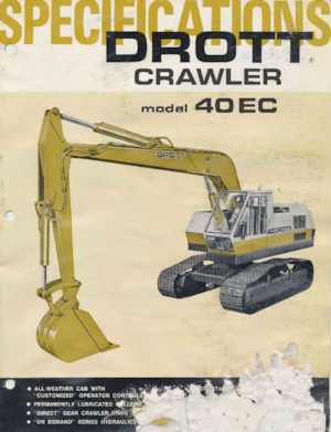 Escavatori cingolati Drott 40EC
