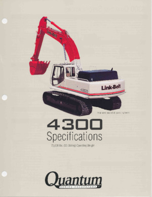 Escavatori cingolati Link-Belt 4300