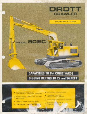 Escavatori cingolati Drott 50EC