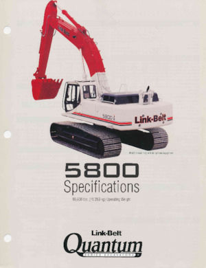 Escavatori cingolati Link-Belt 5800