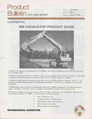 Escavatori cingolati International Harvester 630