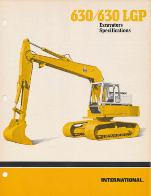 Escavatori cingolati International Harvester 630