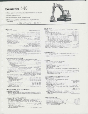 Escavatori cingolati International Harvester 640