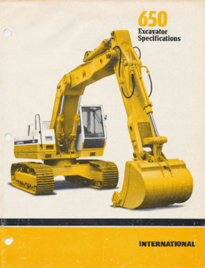 Escavatori cingolati International Harvester 650