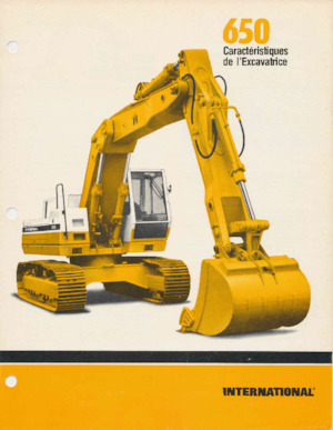 Escavatori cingolati International Harvester 650