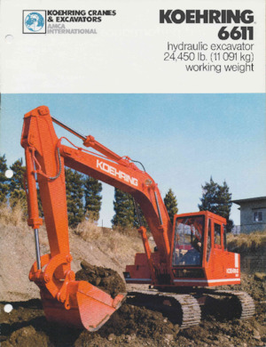 Escavatori cingolati Koehring 6611