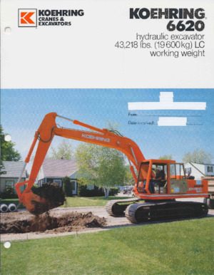 Escavatori cingolati Koehring 6620