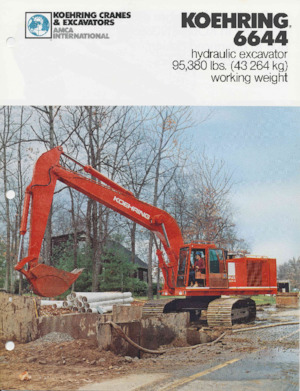 Escavatori cingolati Koehring 6644