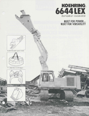 Movimentatori di materiali Koehring 6644 LEX