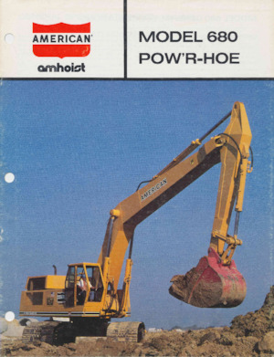 Escavatori cingolati American Hoist & Derrick 680