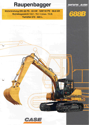 Escavatori cingolati Case Poclain 688 B CK