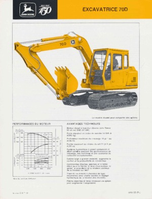 Escavatori cingolati John Deere Construction 70D