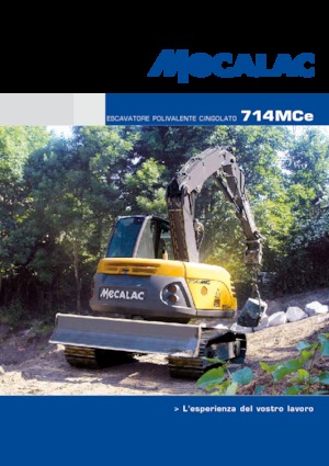 Escavatori cingolati Mecalac 714 MC e
