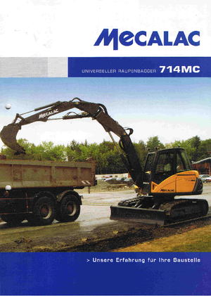 Escavatori cingolati Mecalac 714 MC *