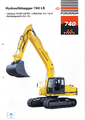 Escavatori cingolati Furukawa 740 LS-tronic