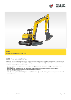 Escavatori cingolati Wacker Neuson 75 Z 3