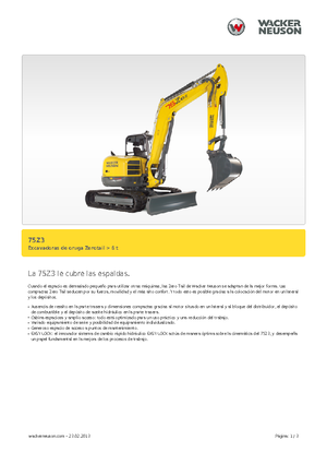 Escavatori cingolati Wacker Neuson 75 Z 3