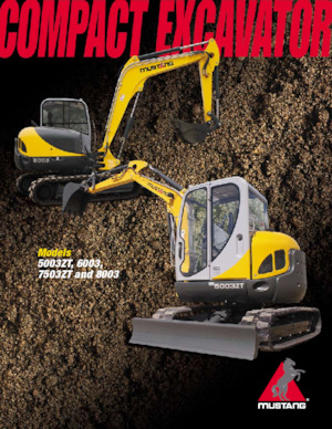 Escavatori cingolati Mustang 8003