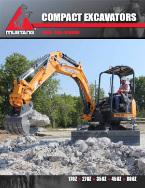 Escavatori cingolati Mustang 800Z