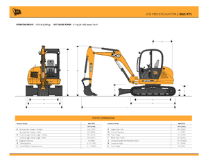 Escavatori cingolati JCB 8065 RTS