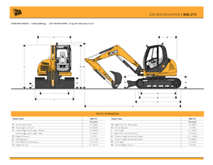 Escavatori cingolati JCB 8085 ZTS