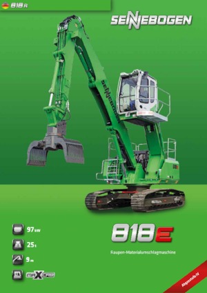Movimentatori di materiali Sennebogen 818R E