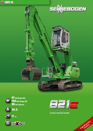 Movimentatori di materiali Sennebogen 821R E