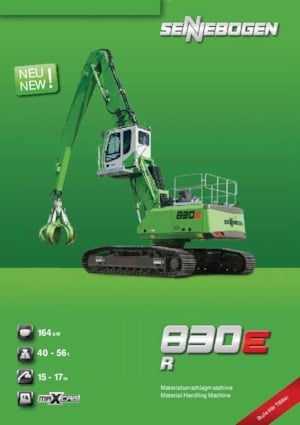 Movimentatori di materiali Sennebogen 830R E