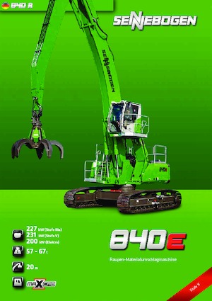 Movimentatori di materiali Sennebogen 840R E