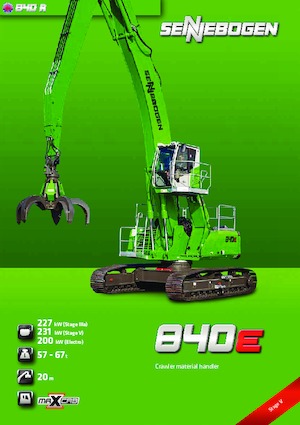 Movimentatori di materiali Sennebogen 840R E
