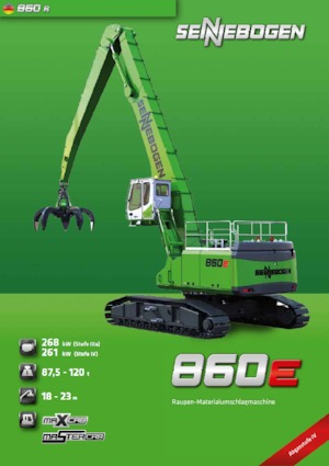 Movimentatori di materiali Sennebogen 860R E Hybrid