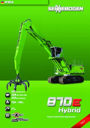 Movimentatori di materiali Sennebogen 870R E Hybrid 