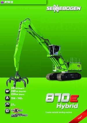 Movimentatori di materiali Sennebogen 870R E Hybrid 