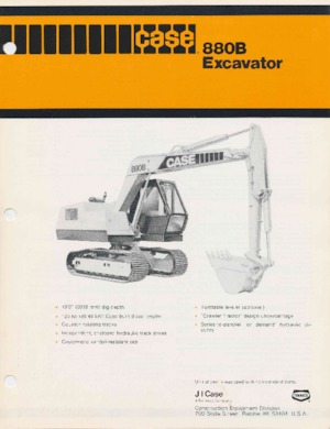 Escavatori cingolati Case 880B