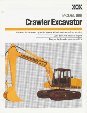 Escavatori cingolati Case 888