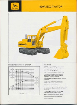 Escavatori cingolati John Deere Construction 890A