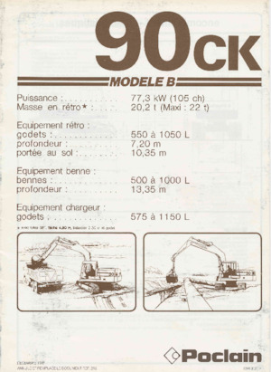 Movimentatori di materiali Case Poclain 90CK