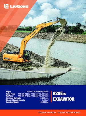 Escavatori cingolati Liugong 920EES
