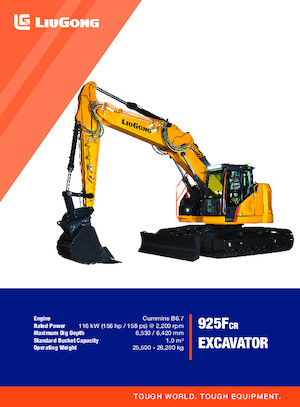 Escavatori cingolati Liugong 925FCR