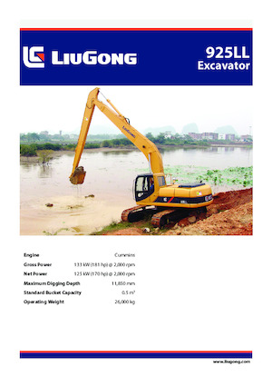 Escavatori cingolati Liugong 925LL