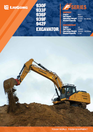 Escavatori cingolati Liugong 930F