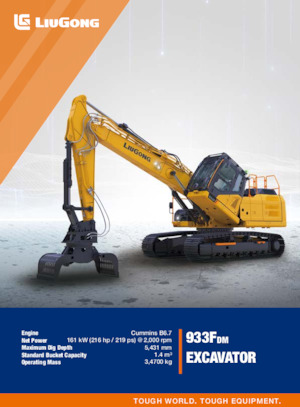 Escavatori cingolati Liugong 933FDM