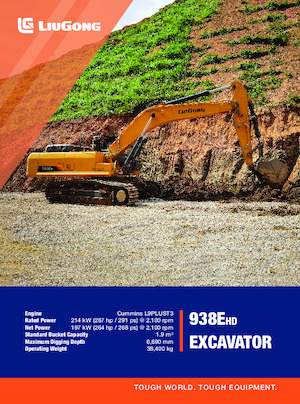 Escavatori cingolati Liugong 938EHD